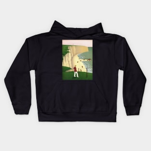 guy billout - Something's Not Quite Right Kids Hoodie